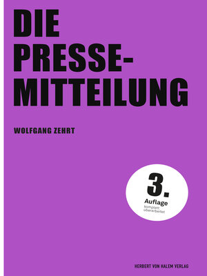 cover image of Die Pressemitteilung